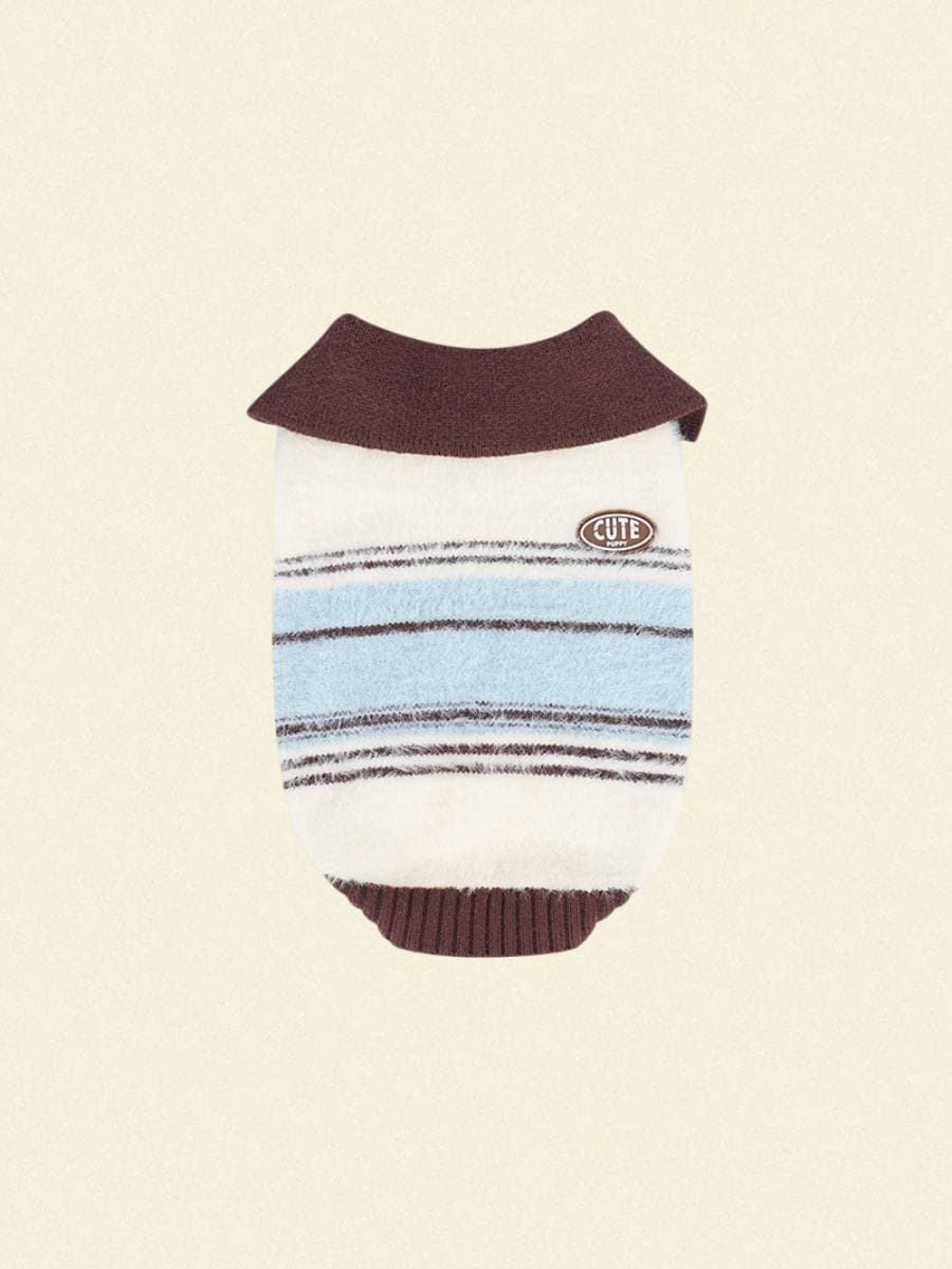 UNFENCEDBlueMochaStripeSweater-UNF-KN-001-XS_4 Main image