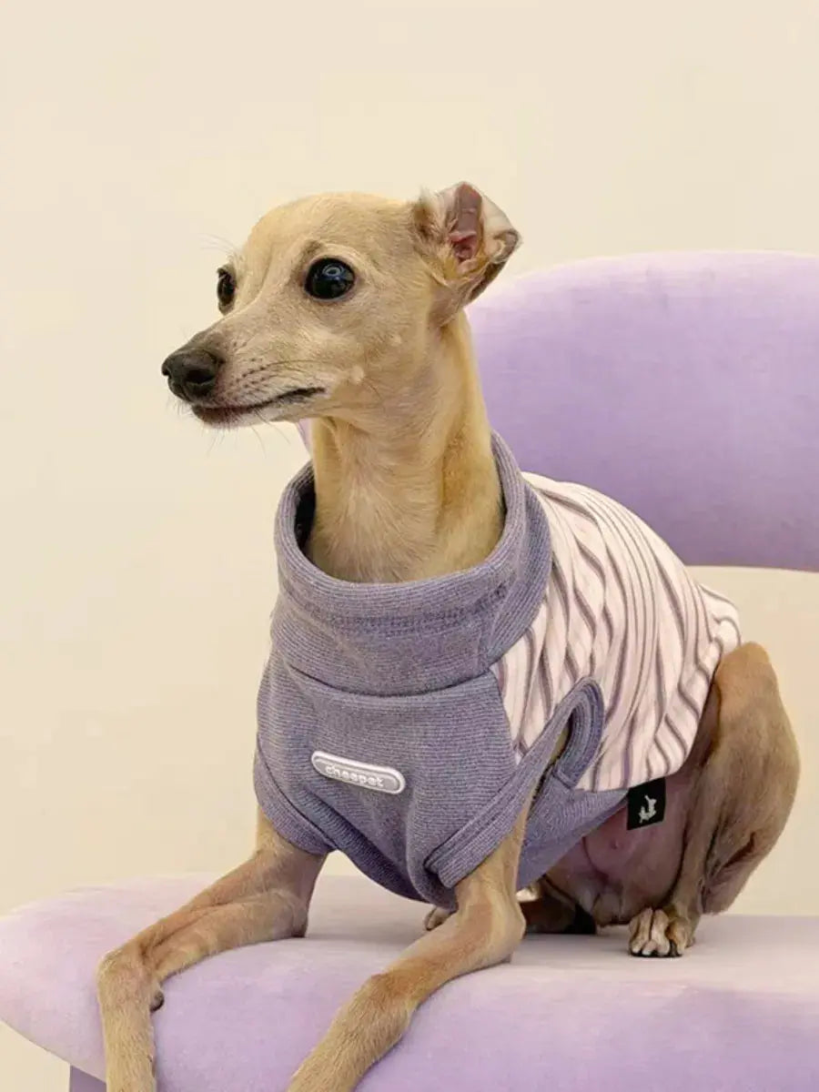 UNFENCED Lilac Stripe Sweater Secondary image