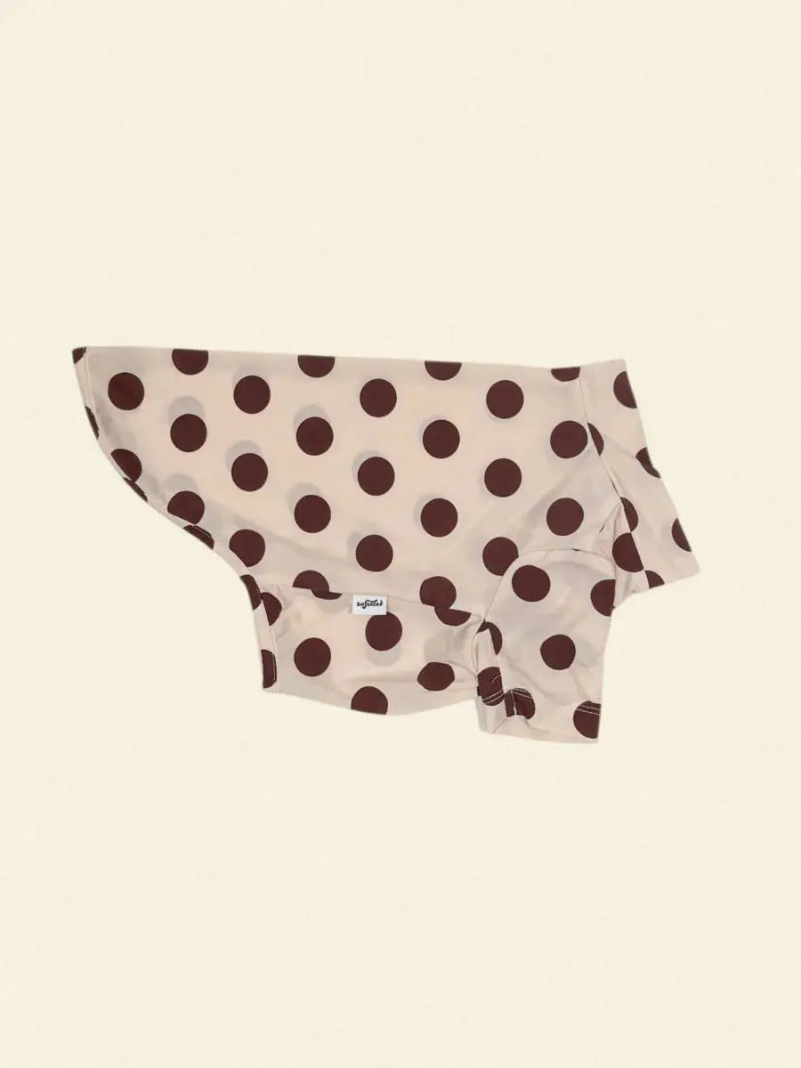 UNFENCED_Linen_Dot_Tee_UNF-TE-004-KH_1 Main image